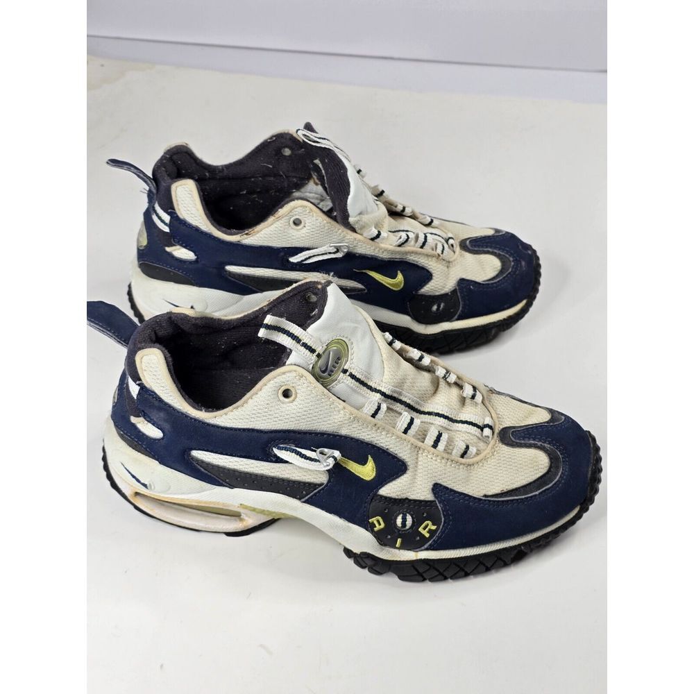 Vtg Rare Nike Air 980406 Basketball Shoes Mens Size 8.5 174145 No Laces Sports